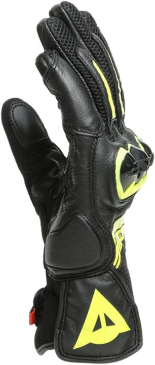 Actual product image Dainese Gants en cuir Mig 3 Unisex noir-fluo jaune XL (XL)