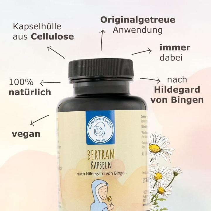 Actual product image Hildegards Laden Bertram Capsules Caps (90 Piece, Capsules, 64 g)