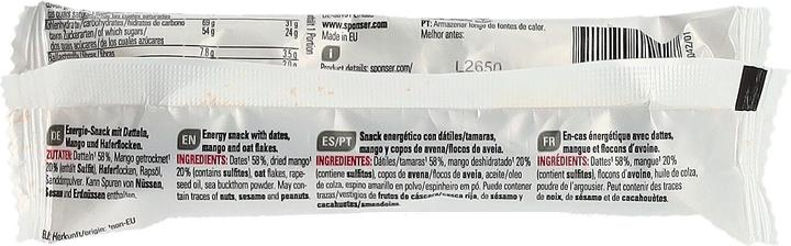 Actual product image Sponser Energy Balls (Mango, 18 pcs., 810 g)