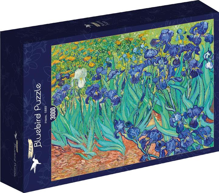 Actual product image Bluebird Puzzle 3000 Irysy, Vincent van Gogh, 1889 (3000 pieces)
