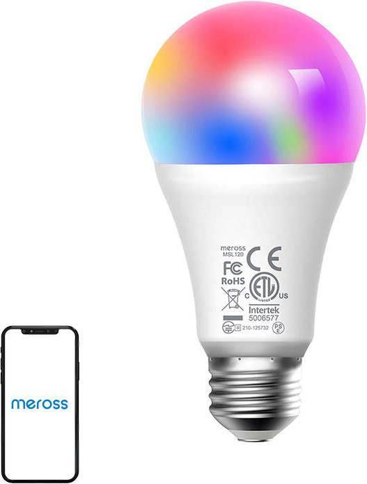 Immagine prodotto Meross Lampadina LED intelligente Wi-Fi MSL120 (B22, 9 W, 810 lm, 2 x, F)