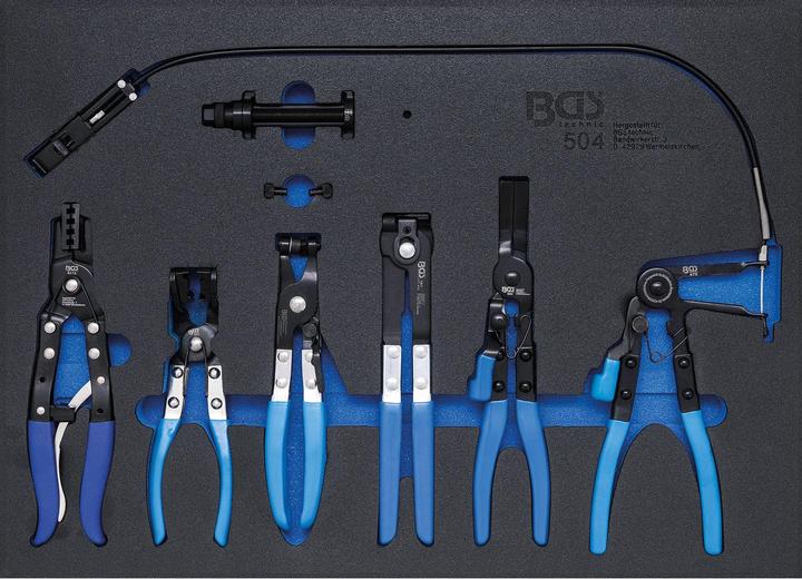 Immagine prodotto BGS Inserto per carrello da officina 3/3: set di pinze per tubi flessibili