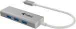 Actual product image Sandberg USB-C -> 3 x USB 3.0 Converter (USB-C, 3 Ports)