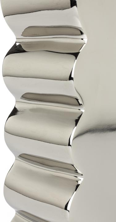 Actual product image Zuiver Vase Curves S Shiny Silver (1 x, 11 x 6 cm)