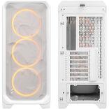 Actual product image Fractal Case Meshify 3 White RGB TG Clear Tint (ATX, Mini-ITX, mATX)