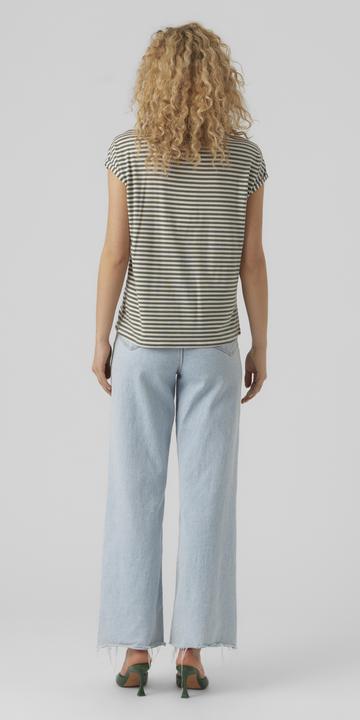 Actual product image Vero Moda Vmava Ss Top Stripe Ga Jrs Noos (L)