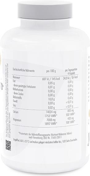 Nutritional values and ingredients ProFuel Pulp CaMg70+ (180 Caps) (180 Piece, Capsules)