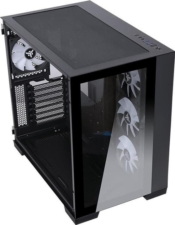 Image du produit Itek Boitier Moyen Tour ATX Dark Cave RGB avec panneau vitré (Noir) (mATX, Mini-ITX, ATX)