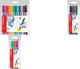 Immagine prodotto STABILO Punta della penna in fibraMax (Multicolore, 12 x)