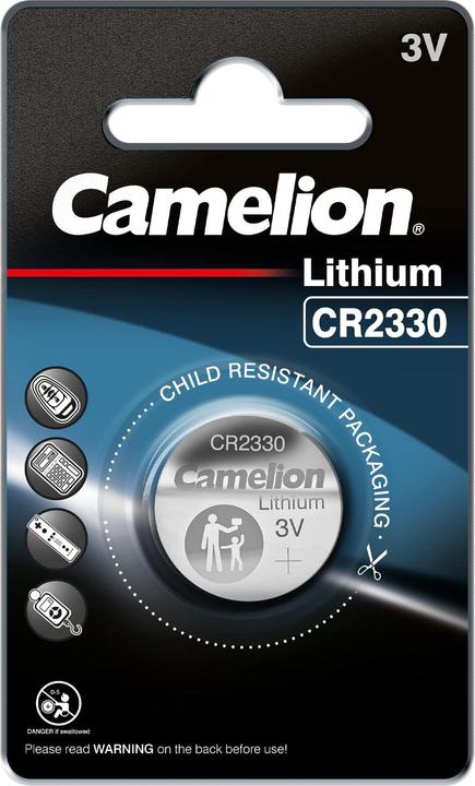 Produktbild Camelion CR2330C 13001330 Lithium Knopfzellen 3 Volt CR2330/ 1 Stück 167158 (1 Stk., CR2330, 260 mAh)