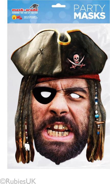 Actual product image Rubies Jack Sparrow Pirate Mask