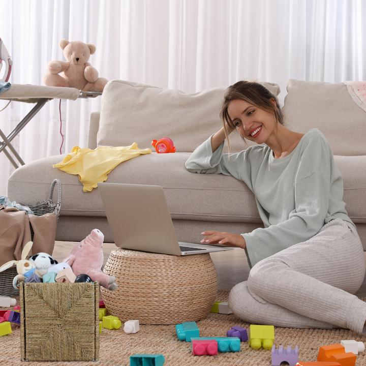 Produktbild Relaxdays Aufbewahrungskorb (1 x, 30 x 30 x 30 cm)