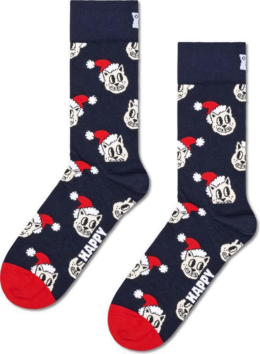 Happy Socks Holiday Cat (Einzelpack, 36 - 40)