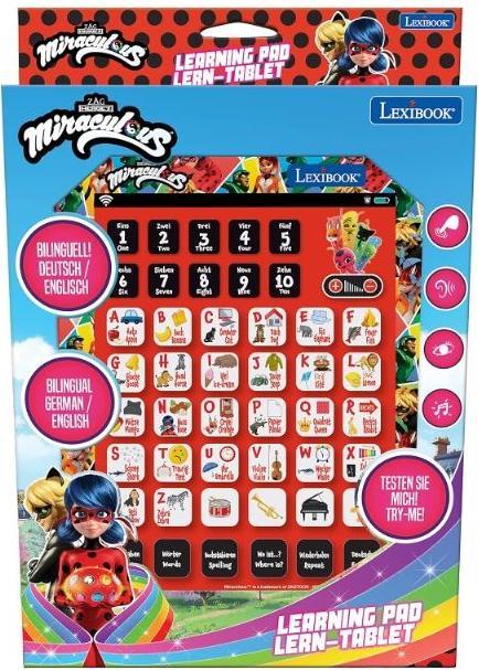 Image du produit Lexibook Tablette d'apprentissage bilingue allemand/anglais Miraculous (Allemand, Anglais)