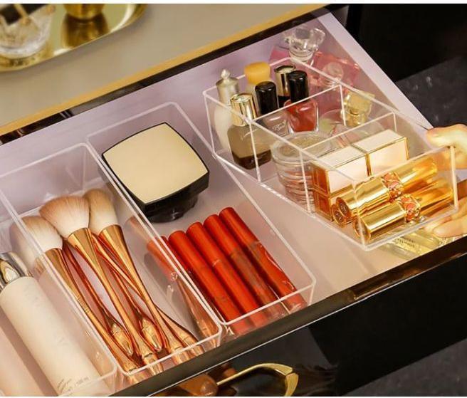 Immagine prodotto MU Style Organizzatore per il trucco in acrilico con 3 scomparti
