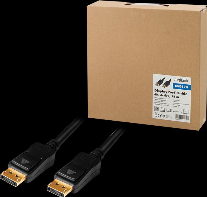 Image du produit LogiLink DisplayPort — DisplayPort (15 m, DisplayPort)