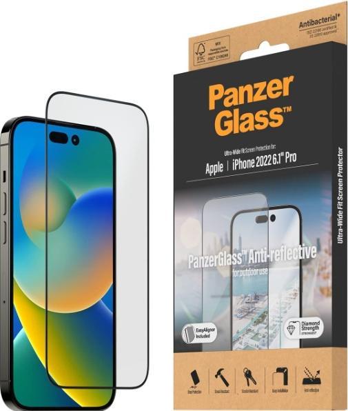 Produktbild PanzerGlass Ultra Wide Fit Anti Reflective (1 Stück, Apple iPhone 14 Pro)
