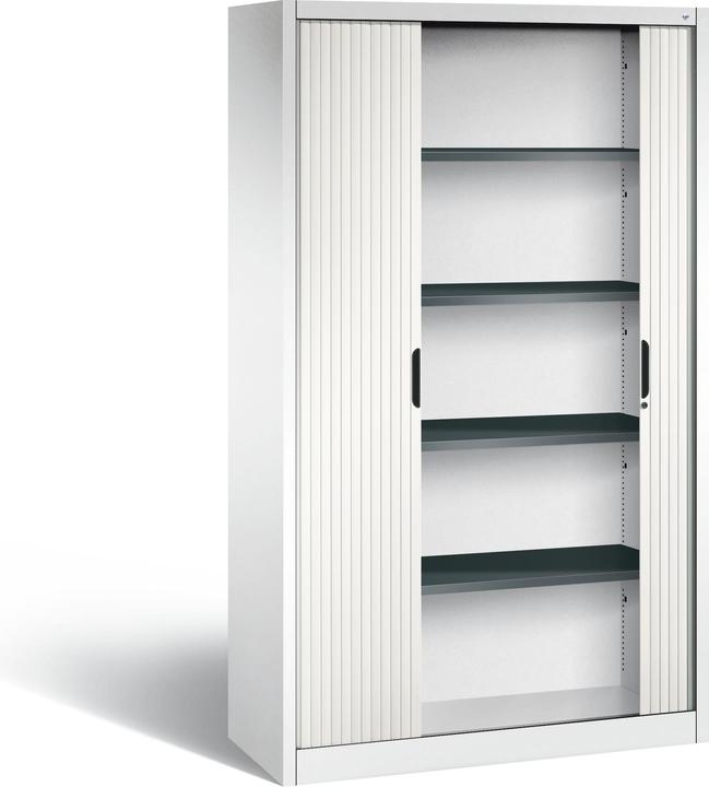 Produktbild C+P Rollladenschrank mit Horizontal-Jalousie (120 x 42 x 198 cm)
