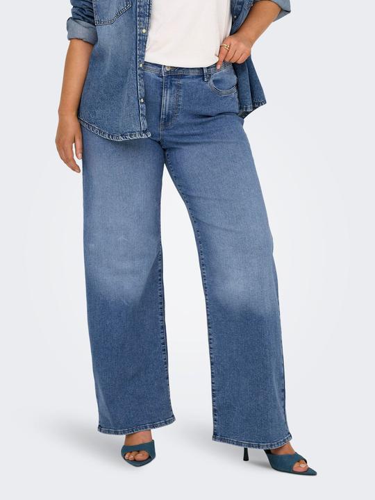 Actual product image Only CARSALLY Mittlere Taille Weiter Beinschnitt Jeans Jeans mit weitem Bein (W42/L32)