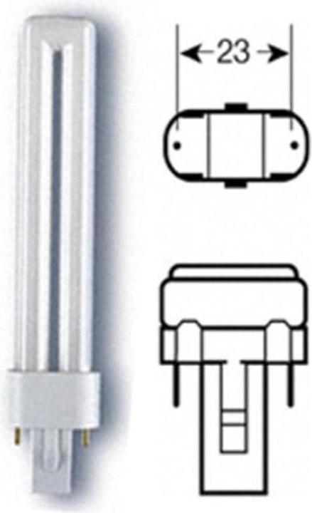 Actual product image Osram Dulux (G23, 11 W, 900 lm, 1 x, G)