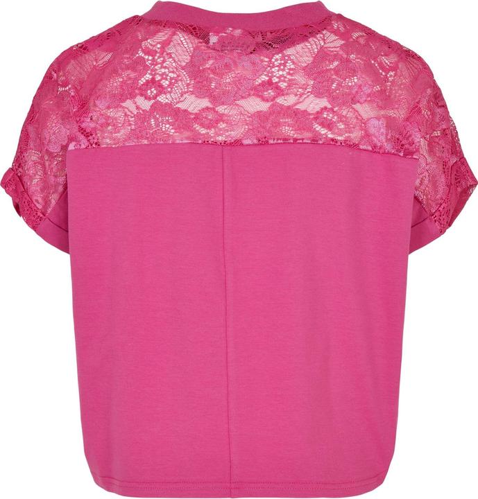 Actual product image Urban Classics Ladies Short Oversized Lace Tee - 12492 (4XL)