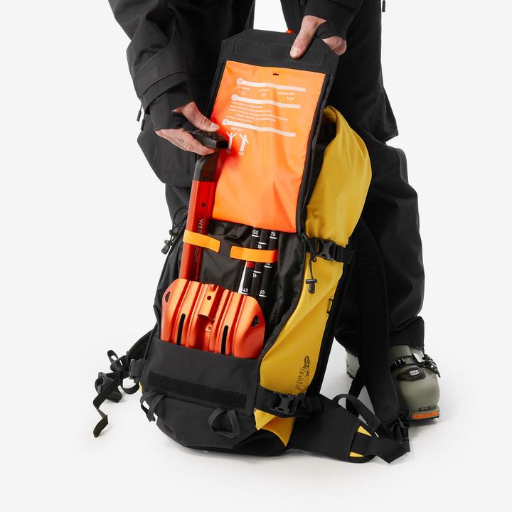 Produktbild Wedze Roll Top Strong Freeride 30 L Ski/Snowboard Backpack - Black (30 l)