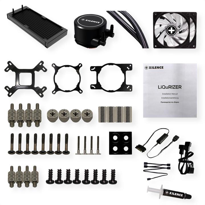 Actual product image Xilence WAK LiQuRizer LQ240RGB Water Cooling XC976