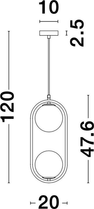 Actual product image Nova Luce Obitar (G9)