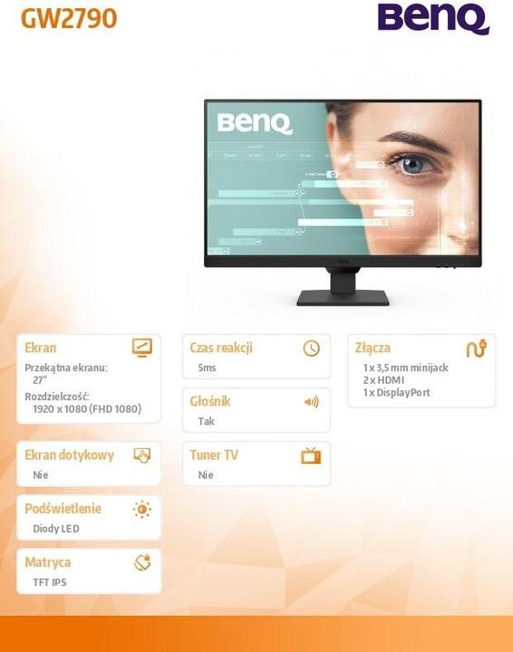 Actual product image BenQ GW2790 (1920 x 1080 pixels, 27")