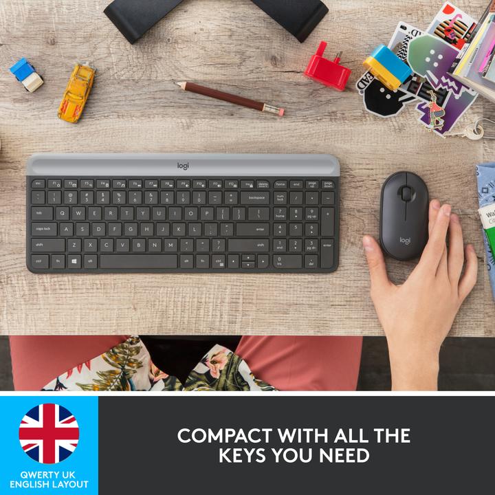 Produktbild Logitech MK470 Combo (CH, Kabellos, Docking)