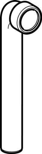 Geberit 90° connection bend with compression fitting