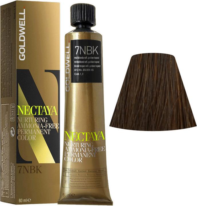 Actual product image Goldwell Nectaya (7NBK - medium refl. golden topaz)