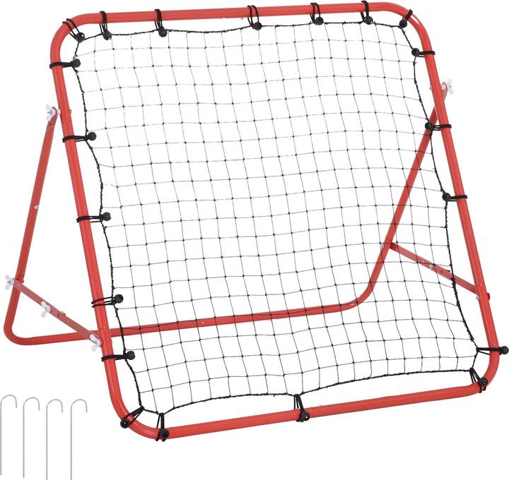 Homcom Fussball Rebounder mit verstellbaren Winkeln