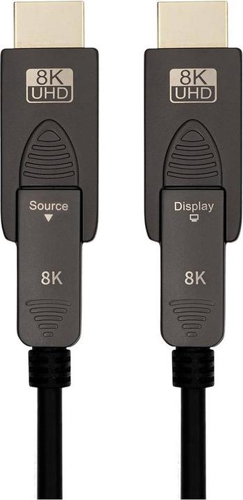 Immagine prodotto Transmedia Cavo HDMI in fibra ottica (HDMI 2.1, 8k@60Hz, eARC) (25 m, HDMI)