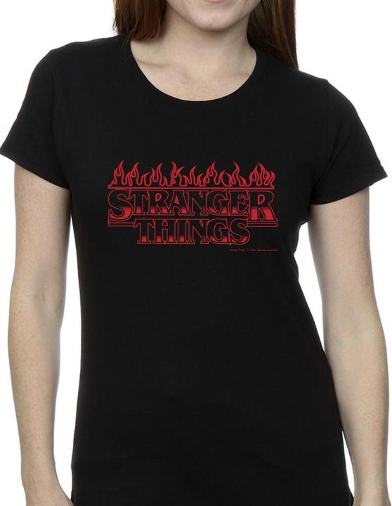 Immagine prodotto Netflix Stranger Things Flames Maglietta Donna (L)