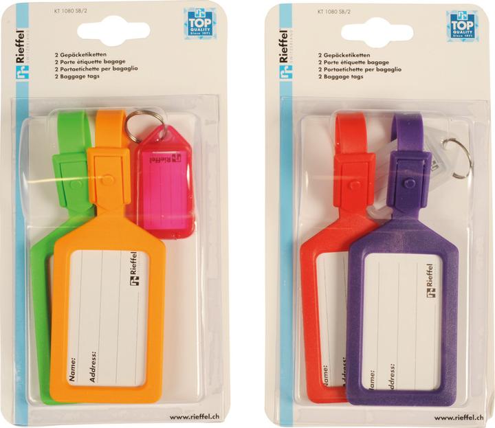 Actual product image Rieffel Luggage labels KT 1080 SB/2 (Additional padding)