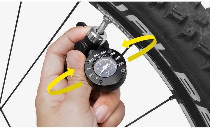 Actual product image Topeak Shuttle Gauge G2 Analog Gauge 11bar/160psi