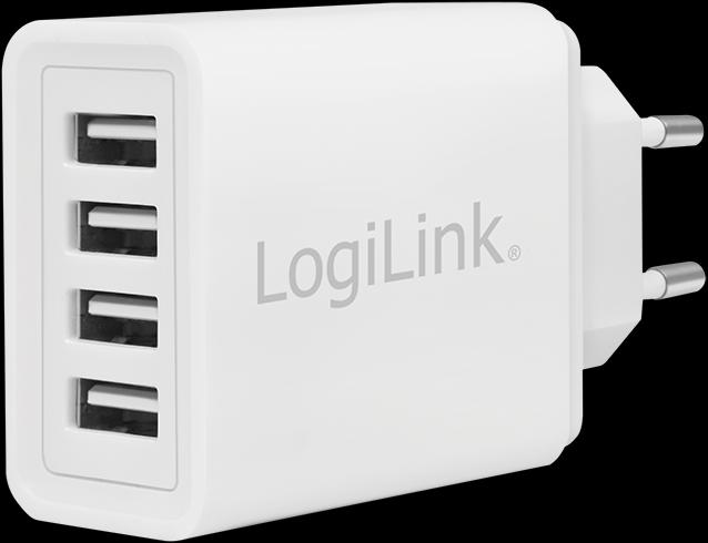 Produktbild LogiLink USB Steckdosenadapter (24 W)