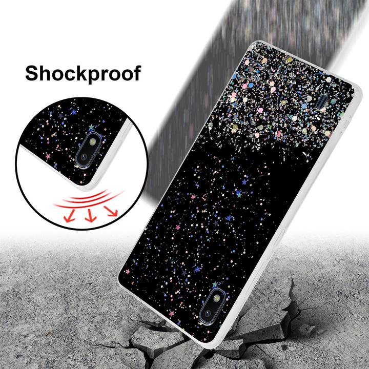 Image du produit Cadorabo Couverture TPU paillettes scintillantes (HTC One M10, Samsung Galaxy A10)
