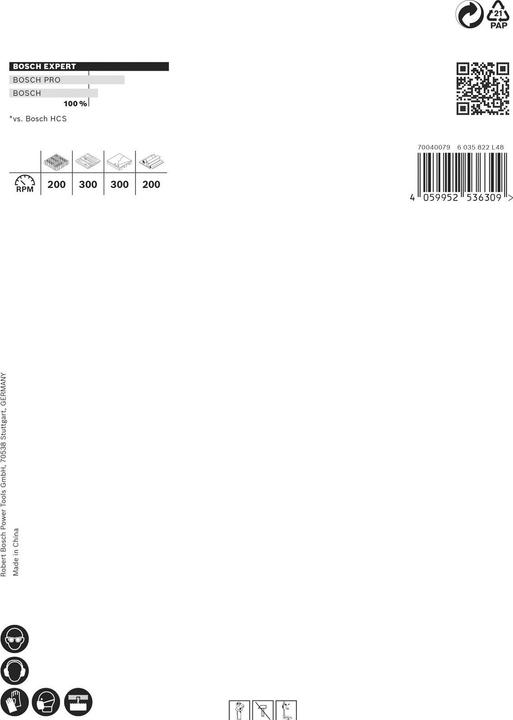 Productafbeelding Bosch Professional Zubehör Expert bouwmateriaal gatzaag, 121 x 60 mm (121 millimeter)