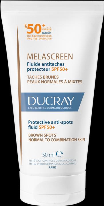 Ducray Melascreen Schützendes Fluid gegen Flecken (50 ml, Gesichtsfluid, SPF 50+)