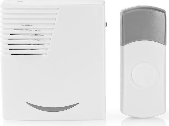 Image du produit JTI Funk-Türklingel | Batteriebetrieben | 3 V DC | 1x CR2032 | Lautstärke: 80 dB | Signalreichweite: 300