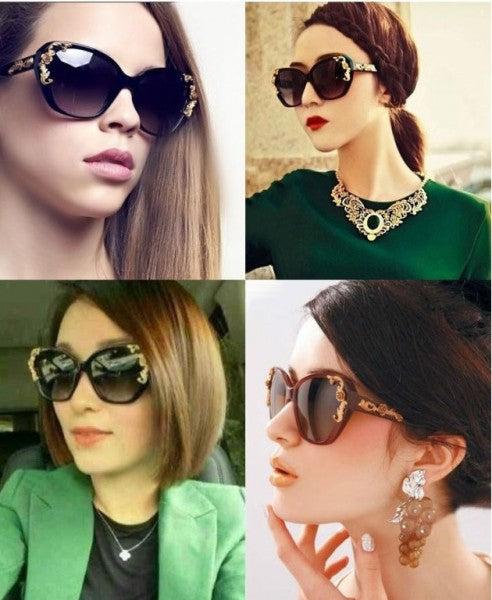 Actual product image Hermex Ladies Elegant Sunglasses UV400 - Red