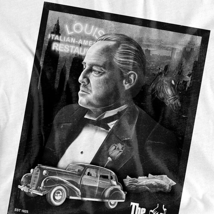 Immagine prodotto The Godfather Maglietta Don Vito Corleone Poster Uomo (L)