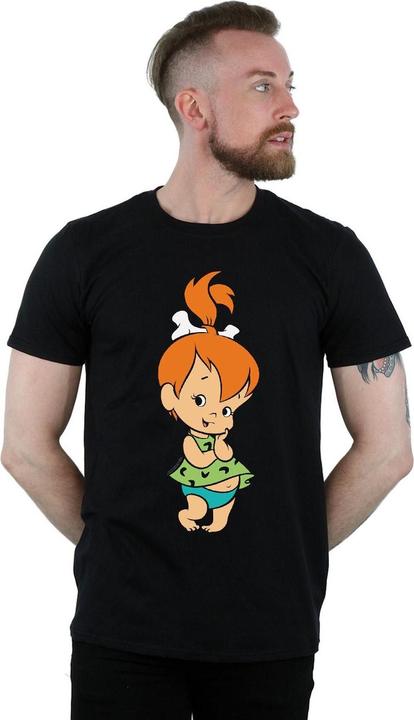 Actual product image The Flintstones Mens Pebbles Flintstone T-Shirt (S)