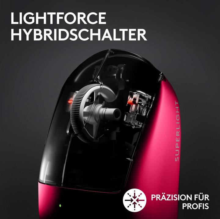 Produktbild Logitech G G Pro X Superlight 2 (Kabellos, Kabelgebunden)