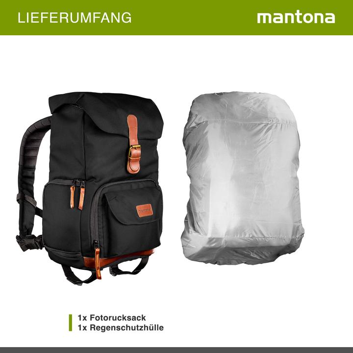 Actual product image mantona Luis junior retro photo backpack (Photo backpack, 30.69 l)