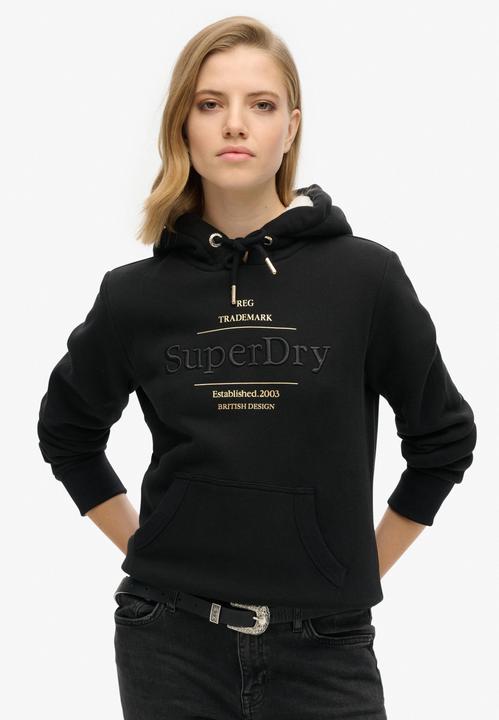 Produktbild Superdry hoodie damen luxe metallic logo (XS)