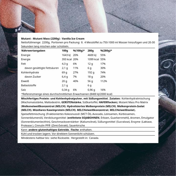 Image du produit Mutant Masse (Vanille, 1 pcs, 2200 g)