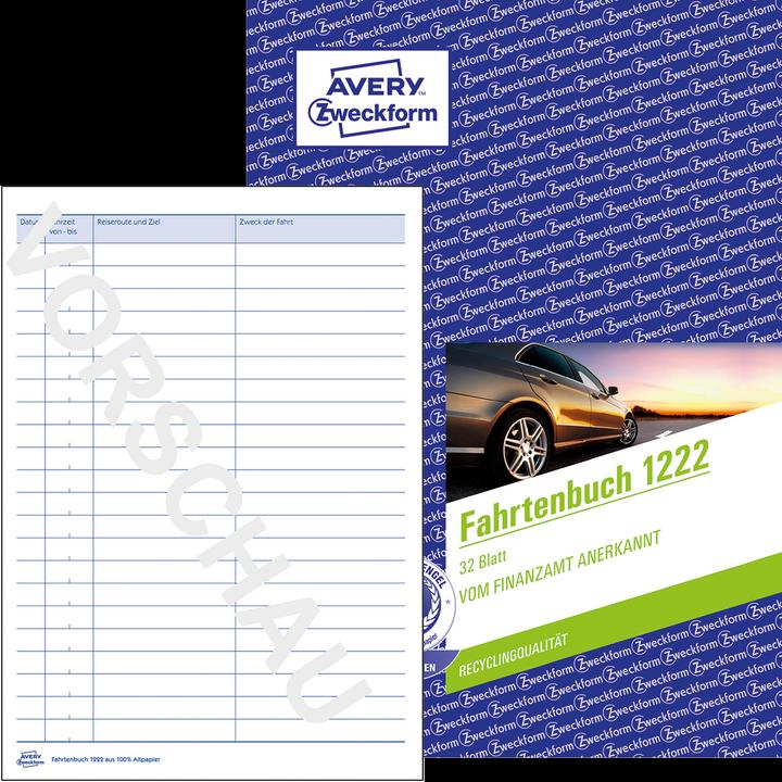 Produktbild Avery Fahrtenbuch (32 x)